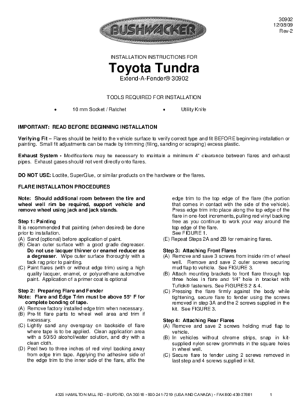 Installation Manual